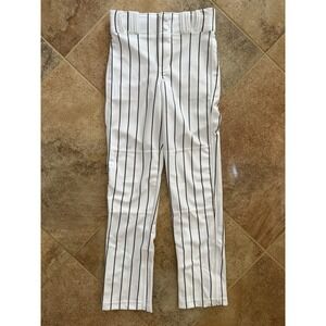 Boys' Champro White & Black Stripe Baseball Pants Size Youth M NWT